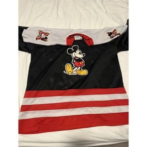 Vintage Mickey Mouse #1 Genius Hockey Jersey - Size M/L
